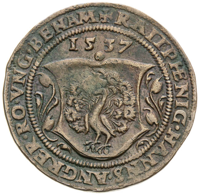 Početní groš 1537 - revers
