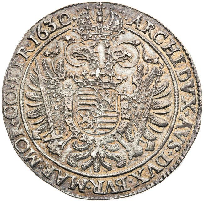 Thaler 1630 - back