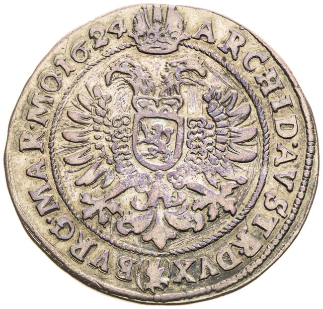1/4 Thaler 1624 - back