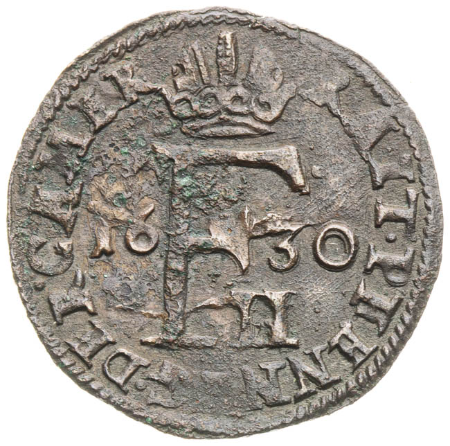 Raitpfennig 1630 - back