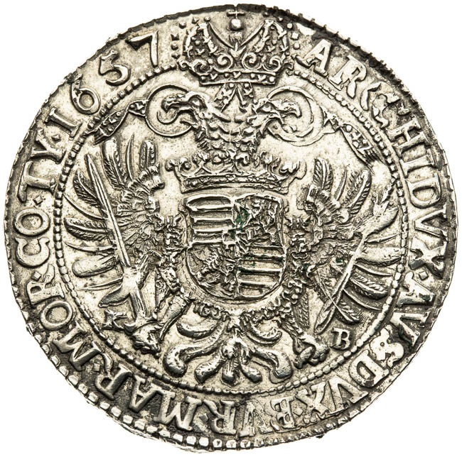 Thaler 1657 - back
