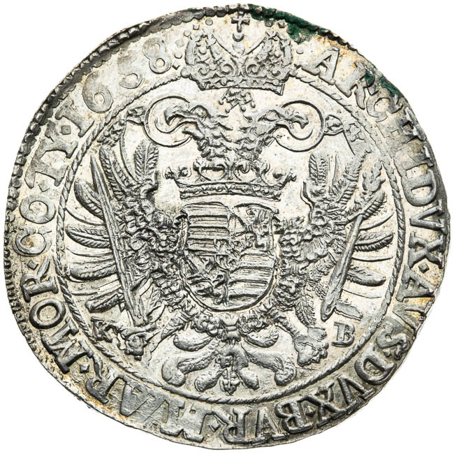 Thaler 1658 - back