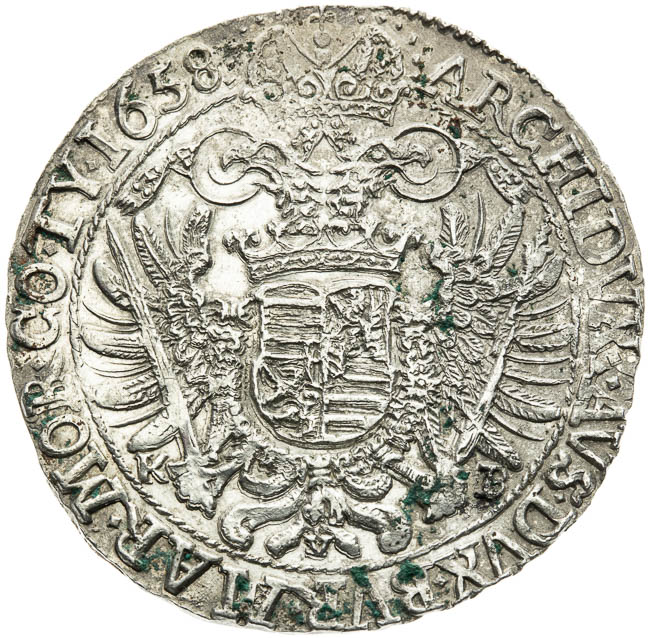 Thaler 1658 - back