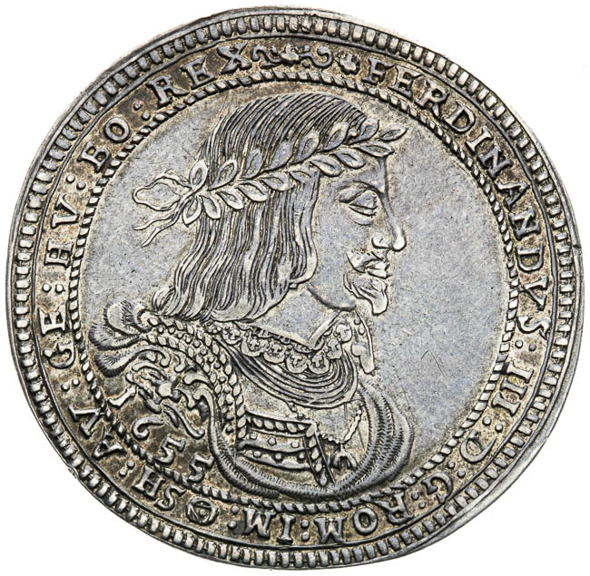 1/2 Thaler 1655 - front