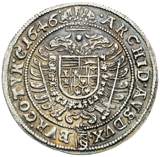 1/4 Thaler 1646 - back