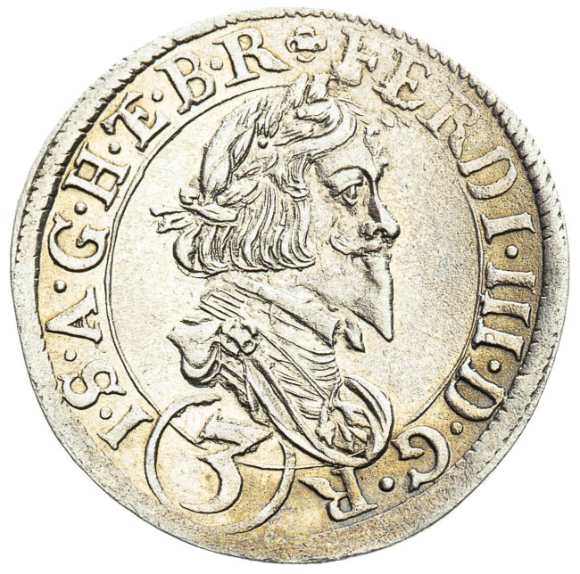 3 Kreutzer 1639 - front