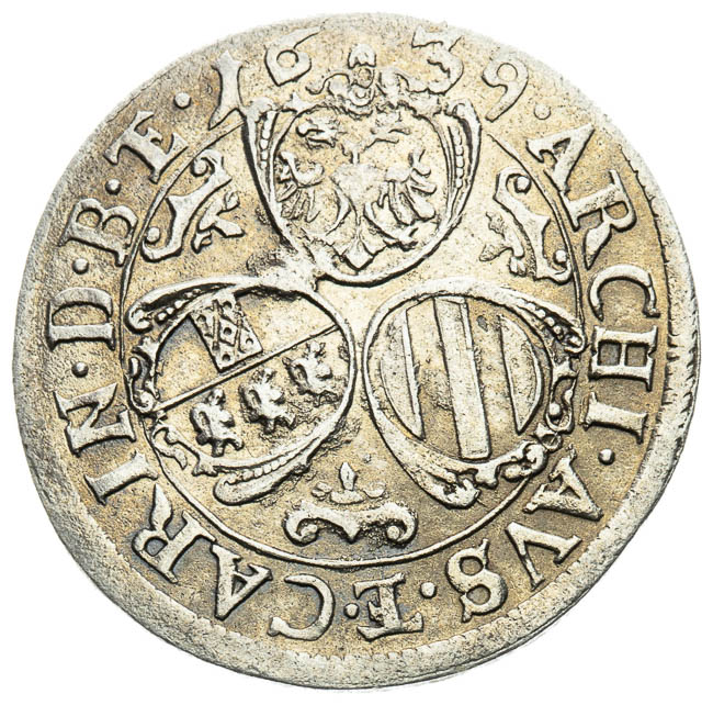 3 Kreutzer 1639 - back