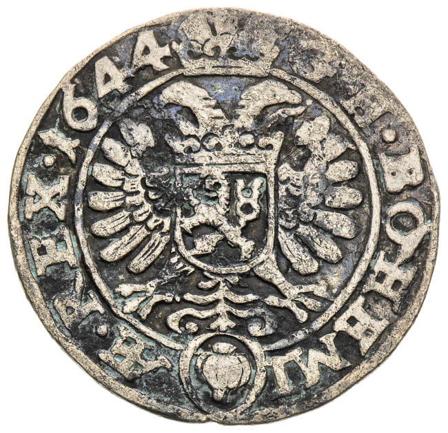 3 Kreutzer 1644 - back