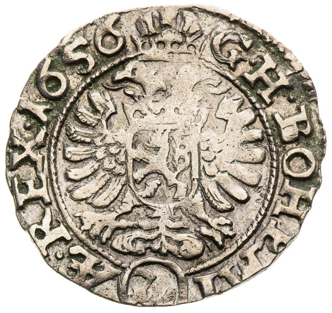 3 Kreutzer 1656 - back