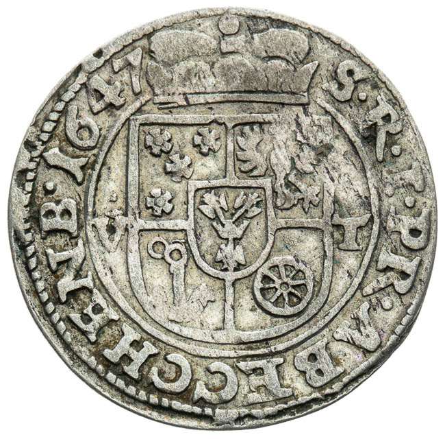3 Kreutzer 1647 - back
