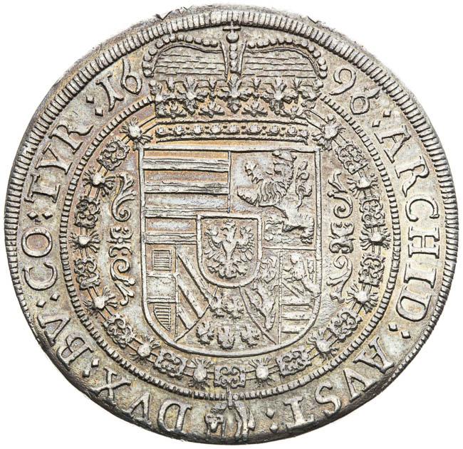 Thaler 1696 - back