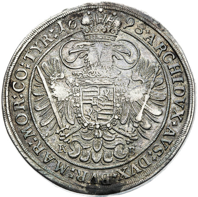 Thaler 1698 - back