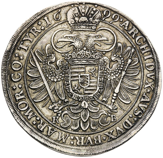 Thaler 1699 - back