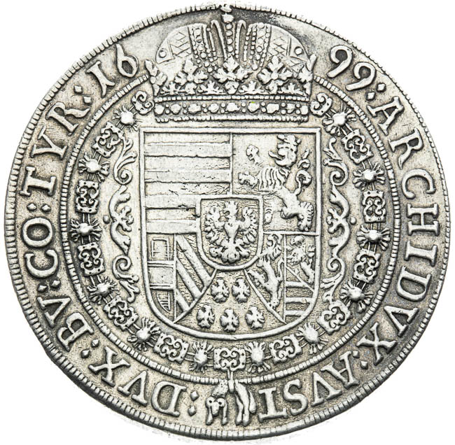 Thaler 1699 - back