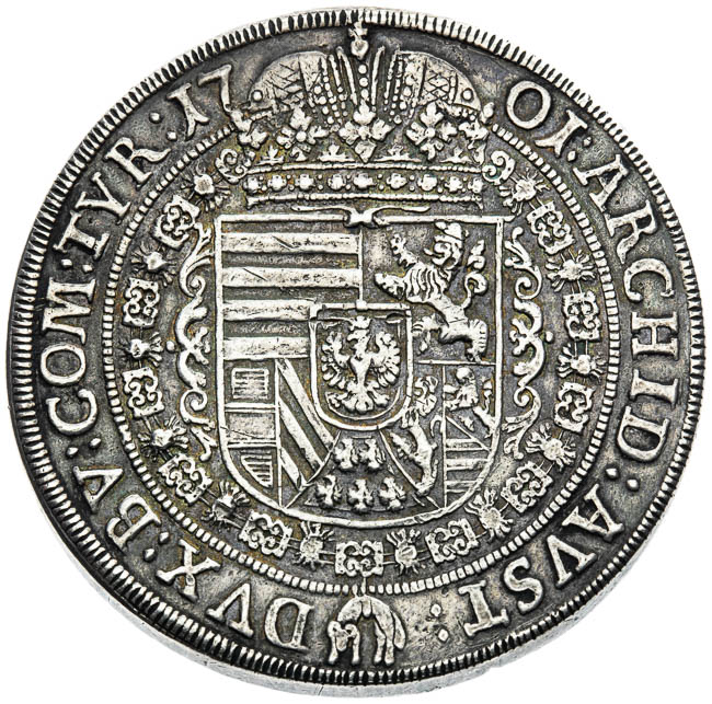 Thaler 1701 - back