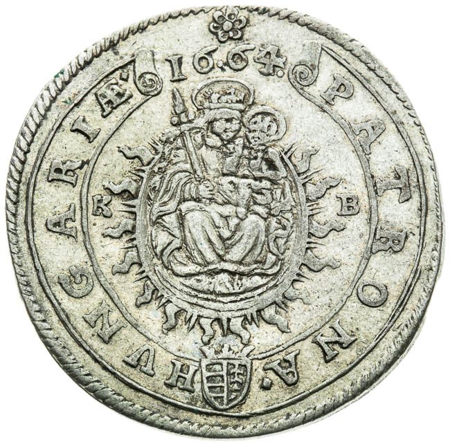 XV Kreutzer 1664 - back