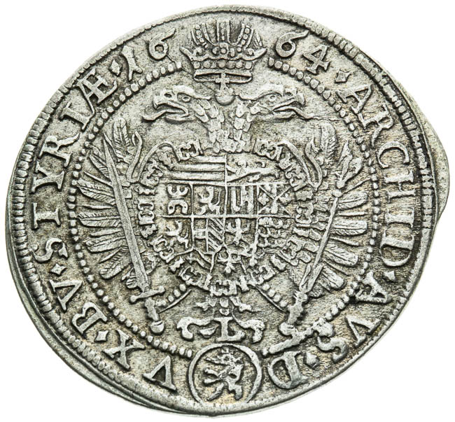 XV Kreutzer 1664 - back