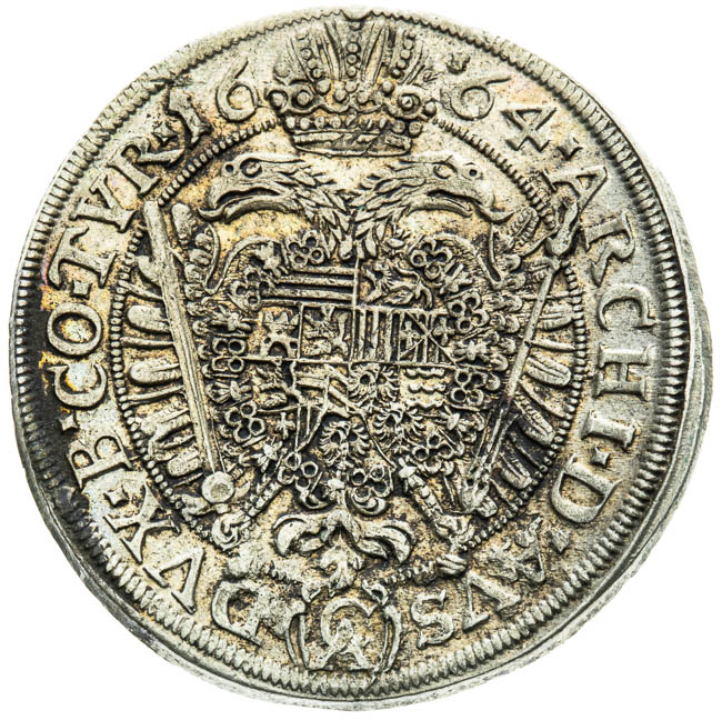 XV Kreutzer 1664 - back