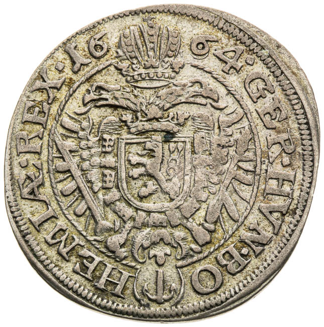 XV Kreutzer 1664 - back