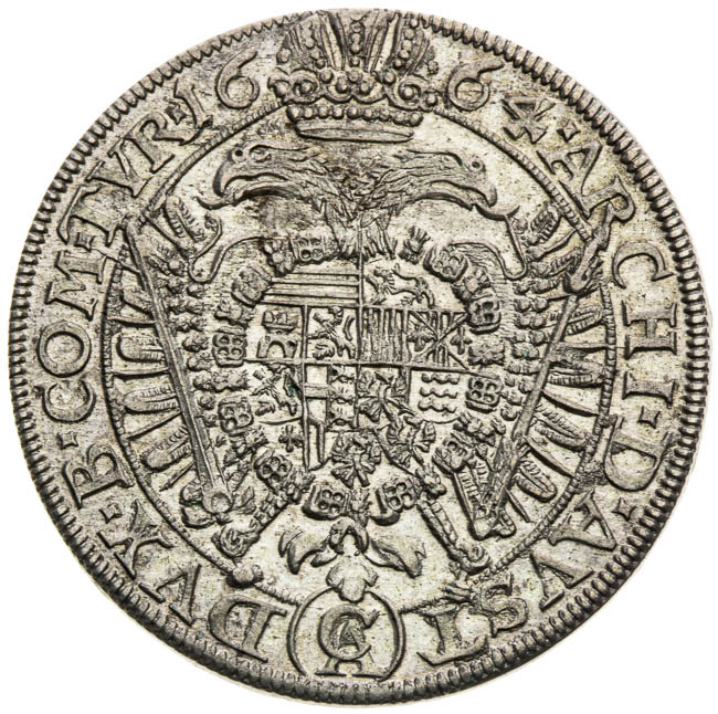 XV Kreutzer 1664 - back
