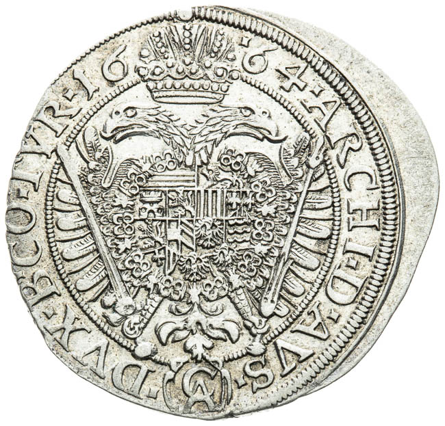 XV Kreutzer 1664 - back