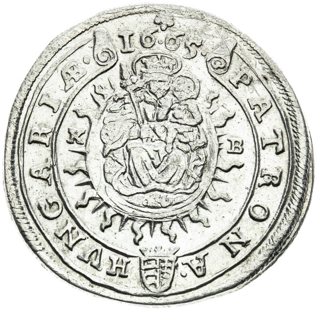 XV Kreutzer 1665 - back