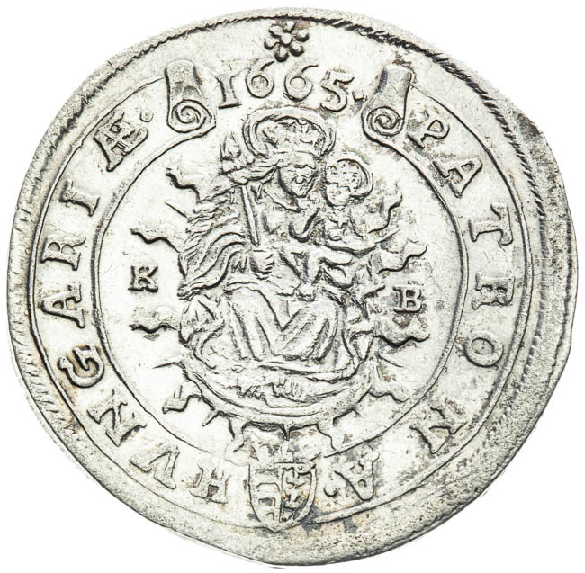 XV Kreutzer 1665 - back