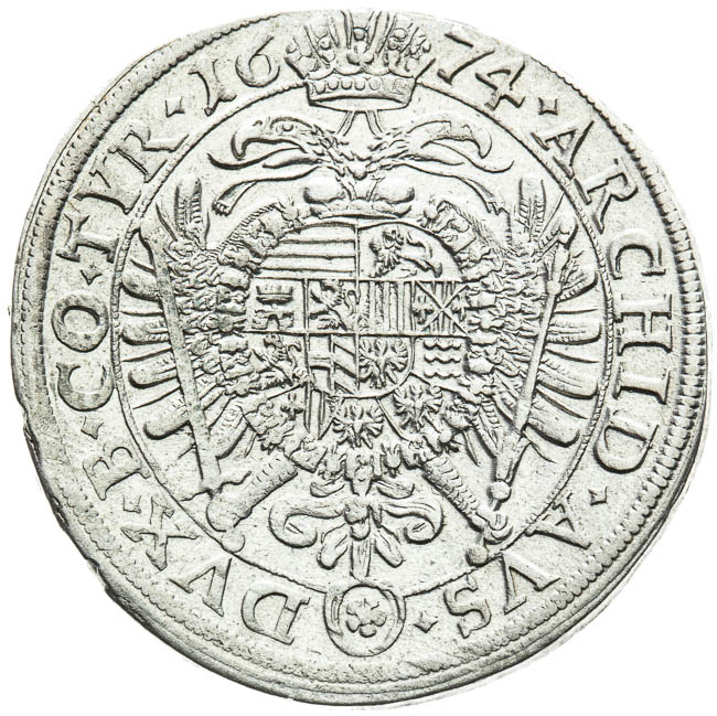 XV Kreutzer 1674 - back