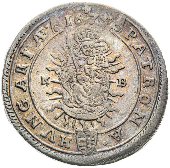 XV Kreutzer 1675 - back