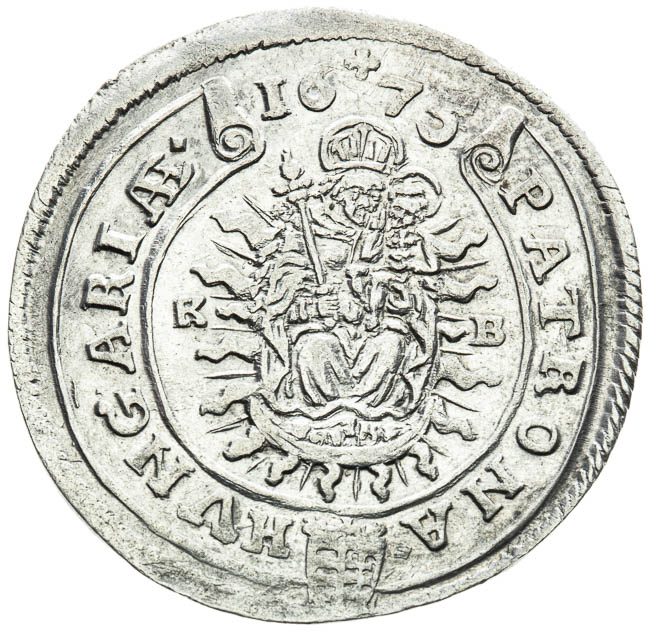 XV Kreutzer 1675 - back