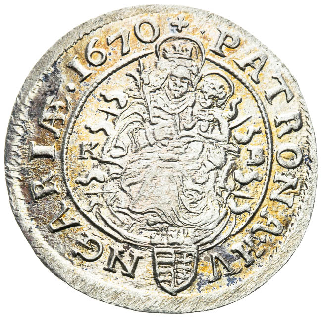VI Kreutzer 1670 - back
