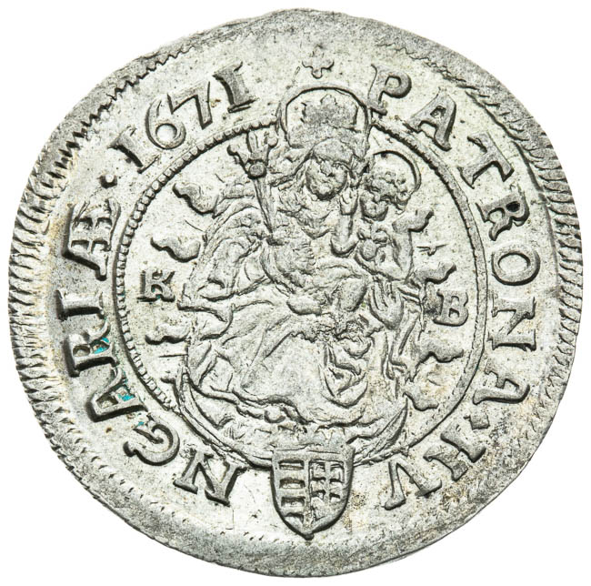 VI Kreutzer 1671 - back