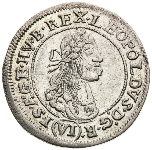 VI Kreutzer 1672 - front