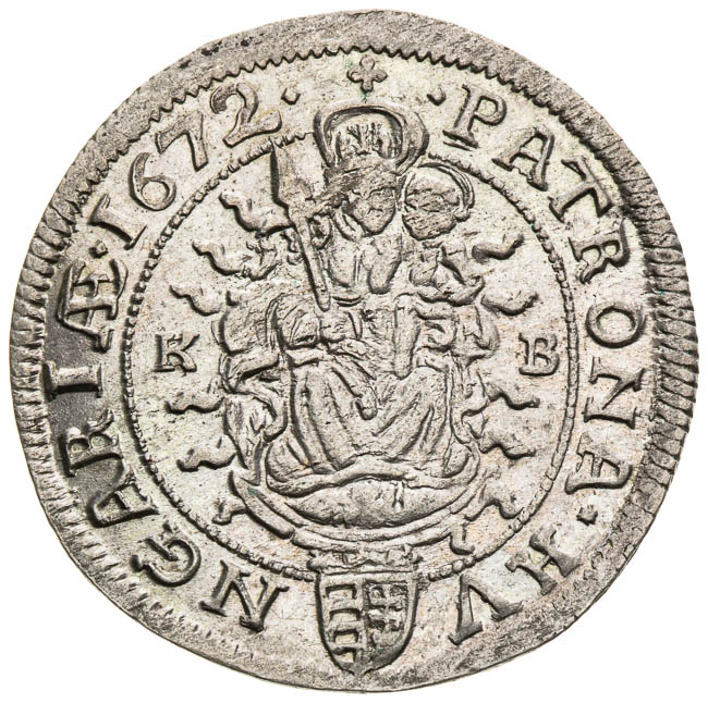 VI Kreutzer 1672 - back
