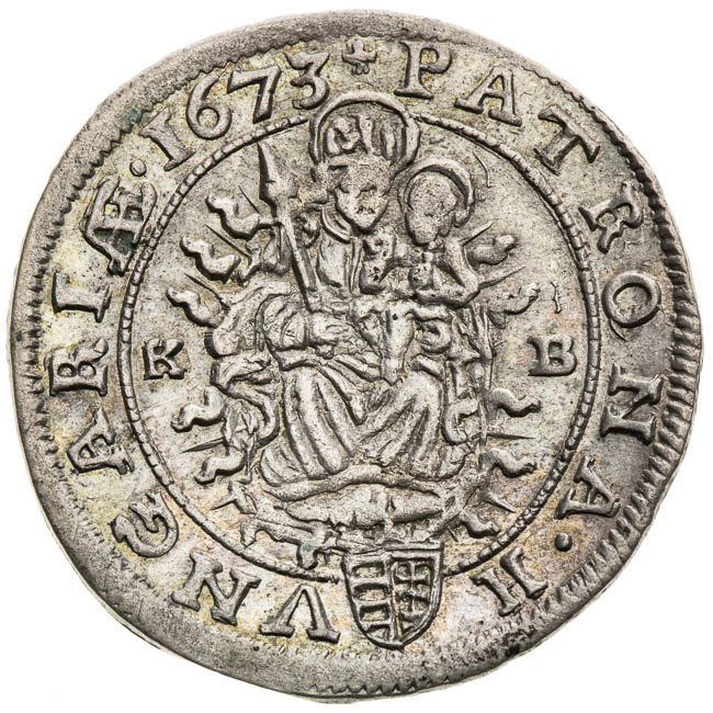 VI Kreutzer 1673 - back