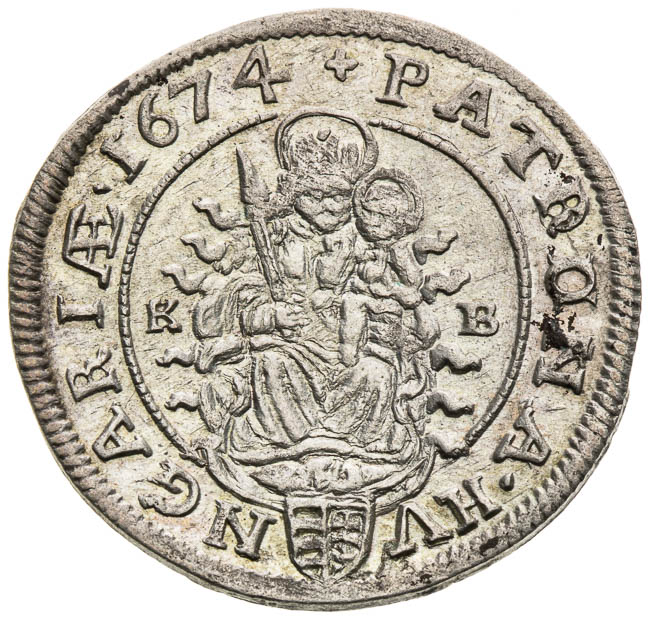 VI Kreutzer 1674 - back