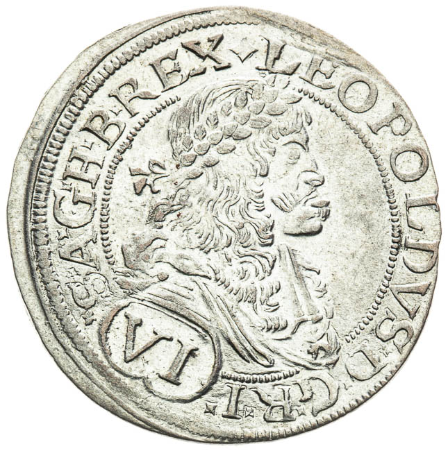 VI Kreutzer 1676 - front