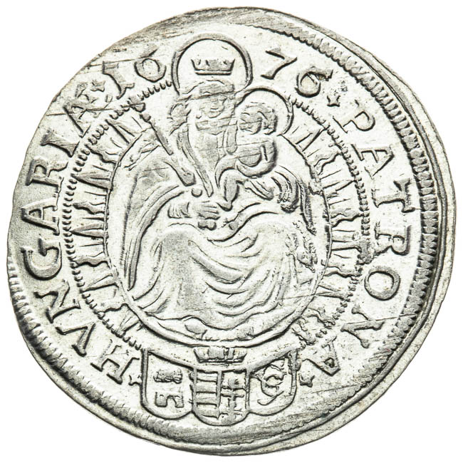 VI Kreutzer 1676 - back
