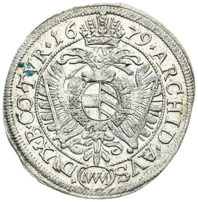 VI Kreutzer 1679 - back