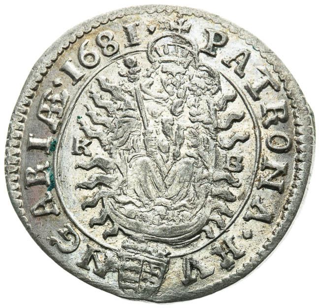 VI Kreutzer 1681 - back