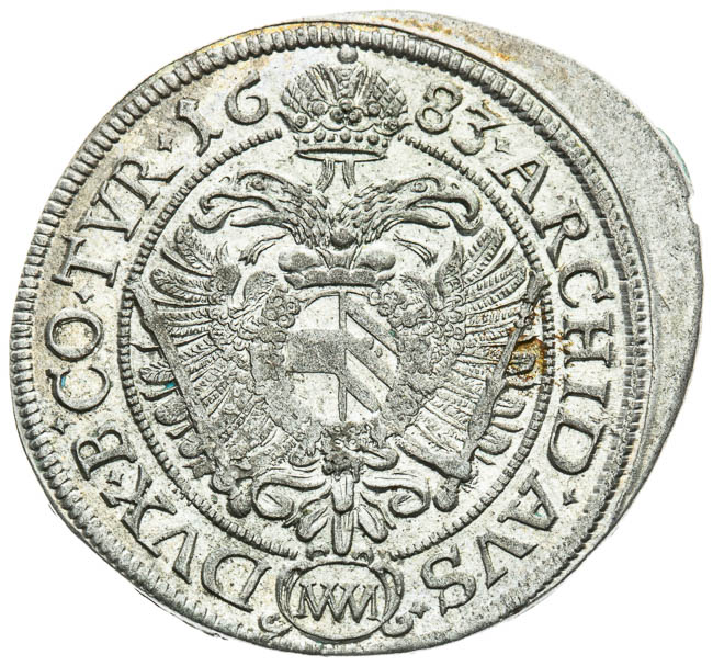 VI Kreutzer 1683 - back