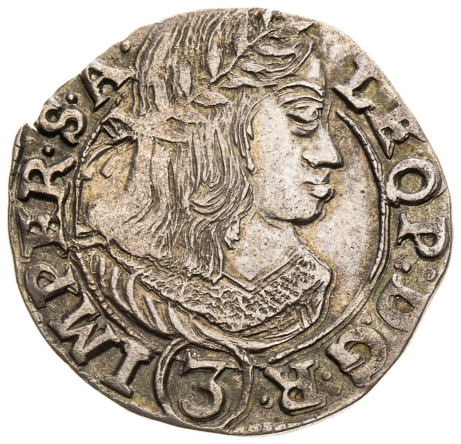 3 Kreutzer 1658 - front