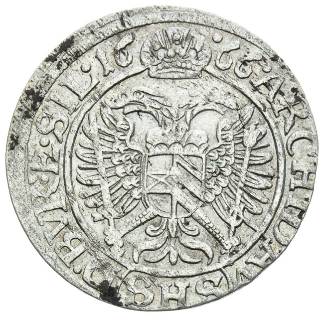 3 Kreutzer 1666 - back