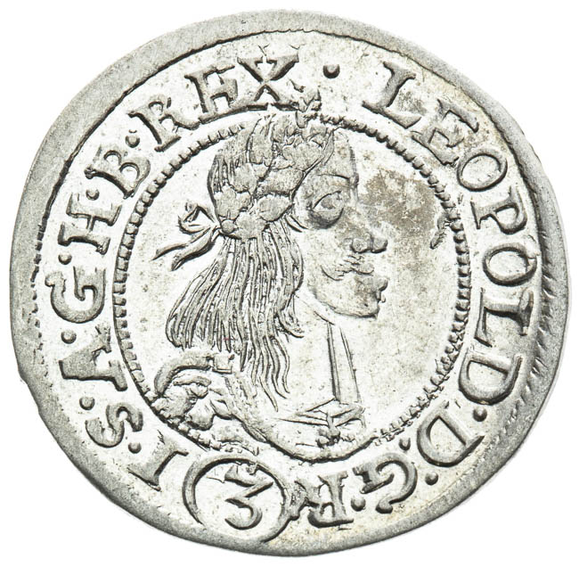 3 Kreutzer 1666 - front