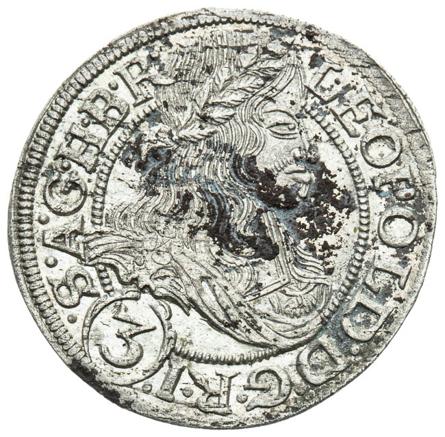 3 Kreutzer 1667 - front