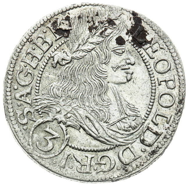 3 Kreutzer 1667 - front