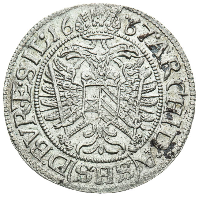 3 Kreutzer 1667 - back