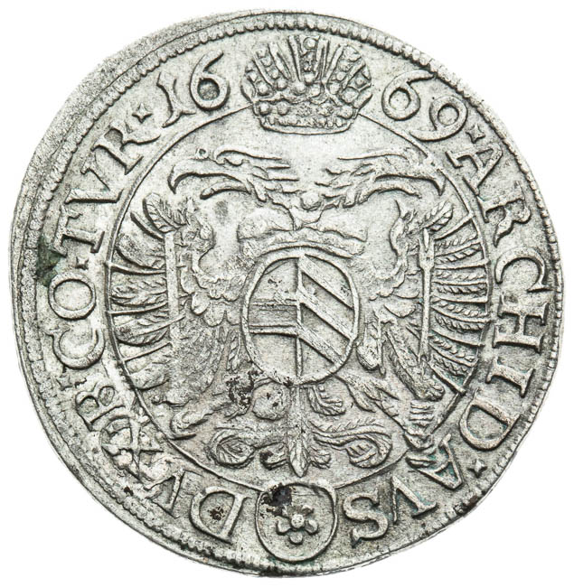 3 Kreutzer 1669 - back