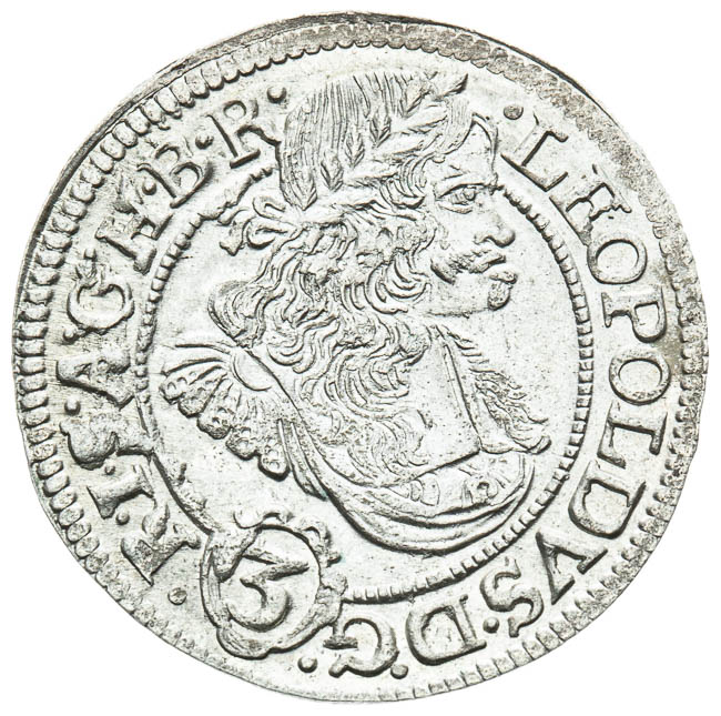 3 Kreutzer 1670 - front