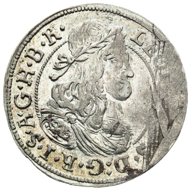 3 Kreutzer 1671 - front